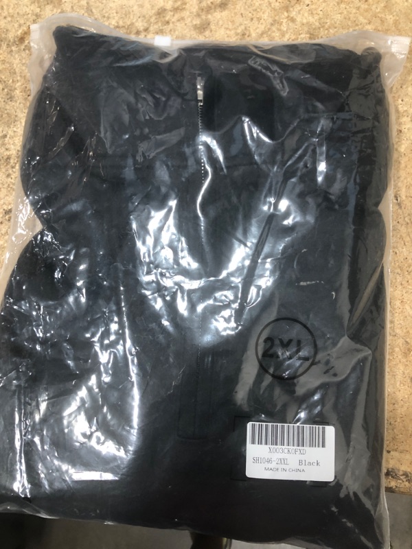 Photo 1 of HOODIE FLEECE BLACK 2XXL 