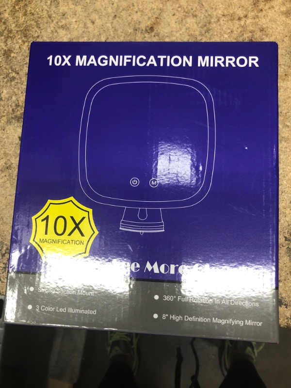 Photo 1 of 10X MAGNIFICATION MIRROR 