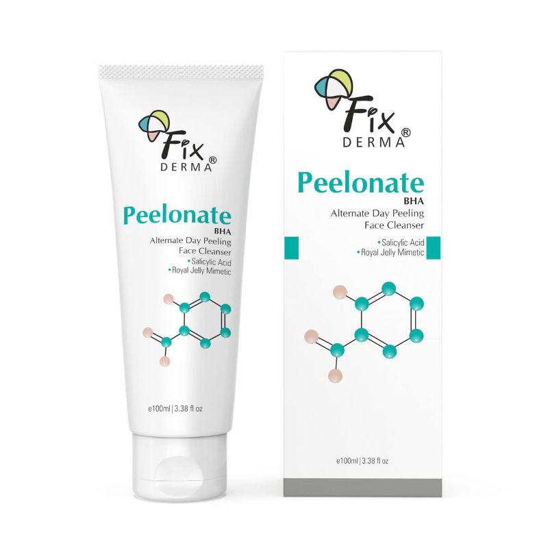 Photo 1 of FIXDERMA Peelonate BHA Face Cleanser with Salicylic Acid & Vitamin E | Salicylic Acid Face Cleanser | Face Wash for Oily Skin & Acne Prone Skin - 3.38 Fl Oz