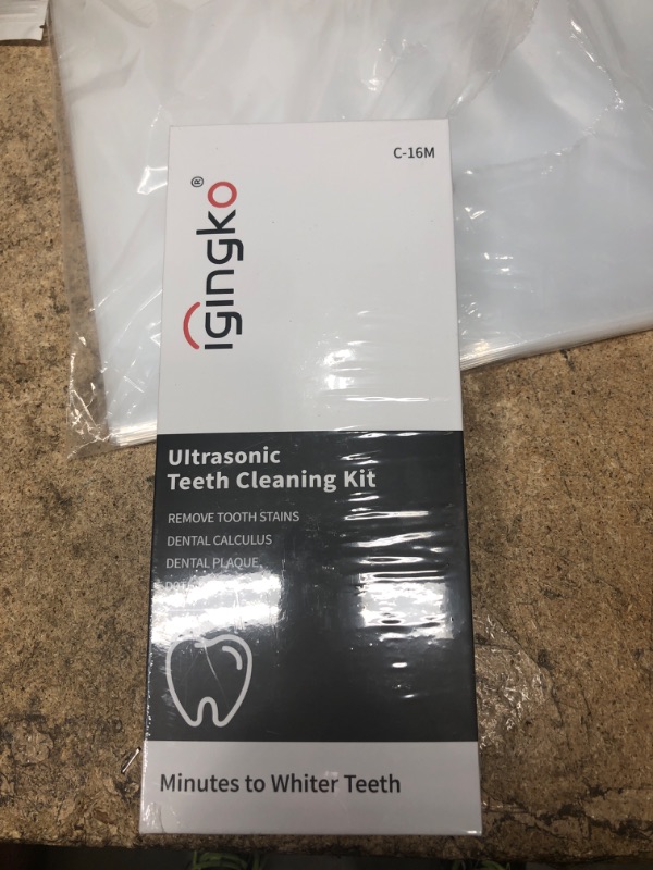 Photo 1 of IGINGKO ULTRASONIC TEETH CLEANING KIT 