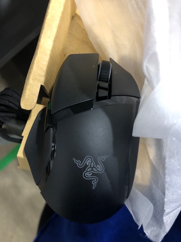 Photo 2 of Razer Basilisk V3 Customizable Ergonomic Gaming Mouse: Fastest Gaming Mouse Switch - Chroma RGB Lighting - 26K DPI Optical Sensor - 11 Programmable Buttons - HyperScroll Tilt Wheel - Classic Black