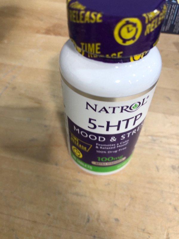 Photo 2 of 5-Htp 100Mg Time Release by Natrol - 45 Tab, 2 Pack