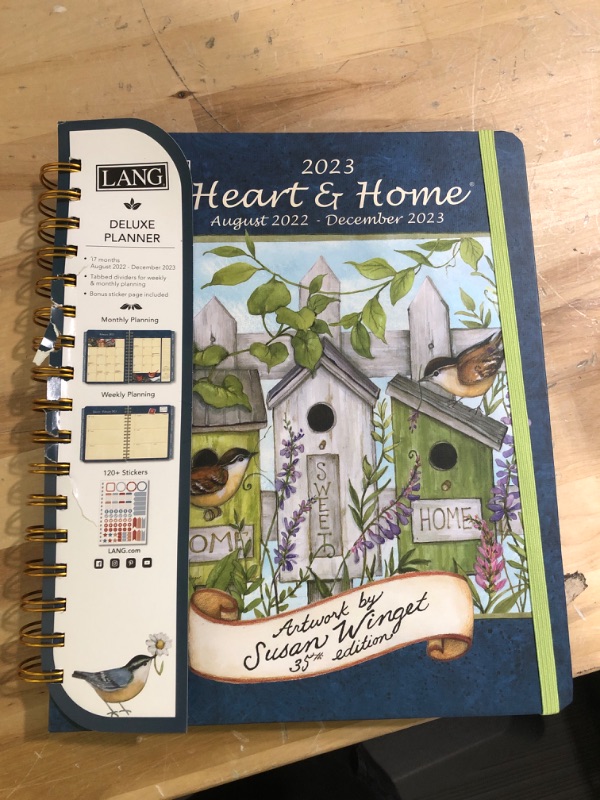 Photo 2 of LANG HEART & HOME 2023 DELUXE PLANNER (23991038114)