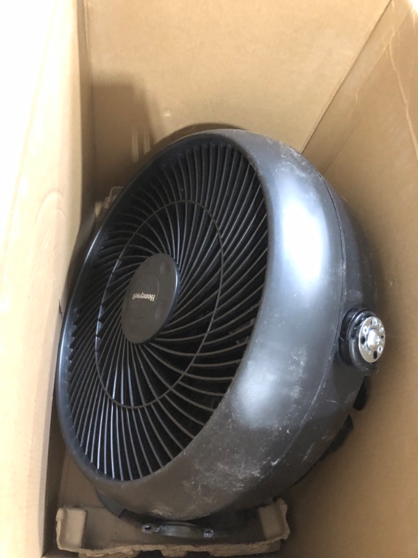 Photo 2 of 12 in. 3 Speed Whole Room Circulator Floor Fan