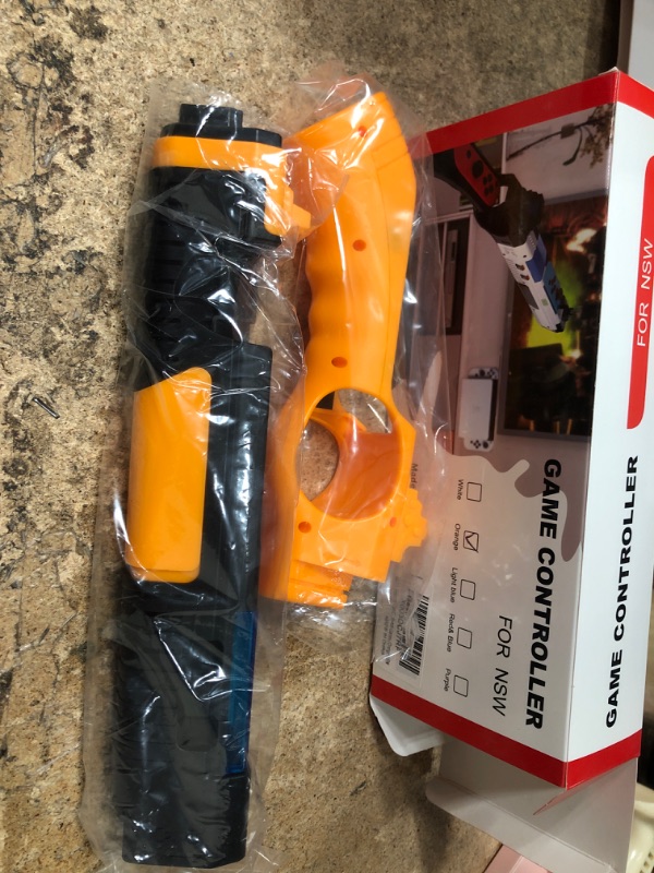 Photo 1 of BRHE Switch Shooting Game Controller for Nintendo Switch/OLED Hunting Games?Splatoon3/2,Wolfenstein 2,Juarez,Sniper Elite 3,Big Buck Hunter,Resident Evil?1 Pack