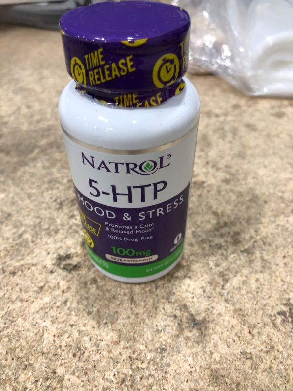 Photo 2 of 5-Htp 100Mg Time Release by Natrol - 45 Tab, 2 Pack