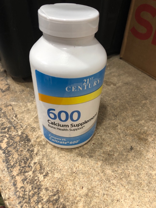 Photo 2 of 21st Century 600 Calcium Supplement (400 Tablets)