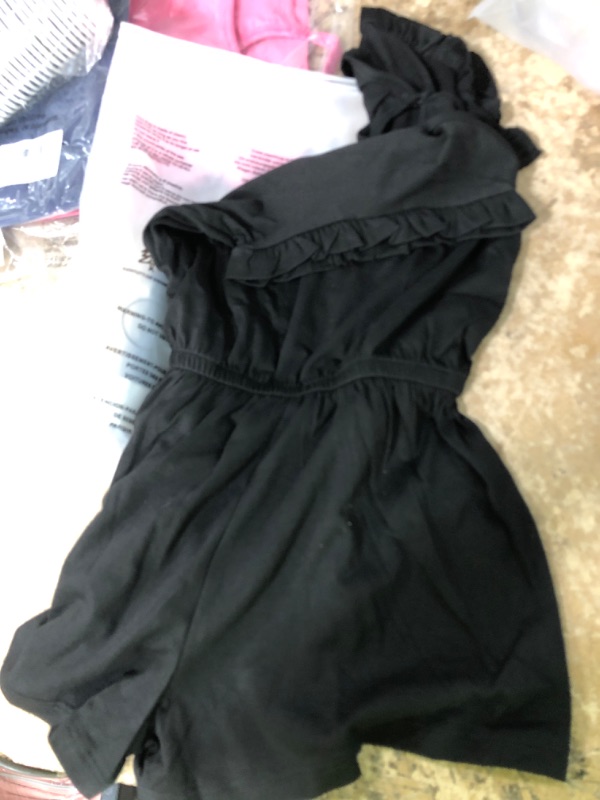 Photo 1 of Black romper for little girls size 6-8