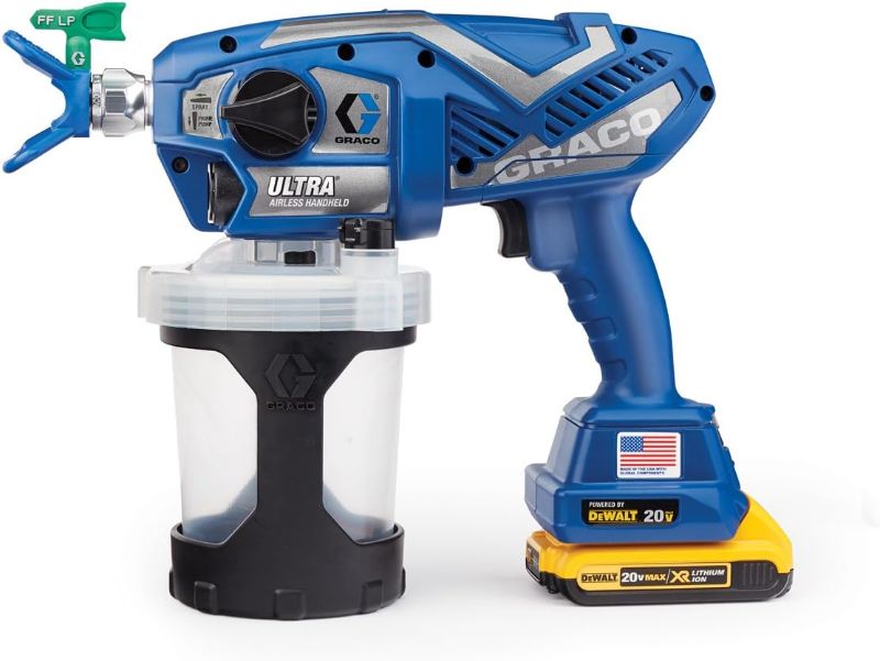 Photo 1 of **MISSING TIP and CHARGER** Graco Ultra Cordless Airless Handheld Paint Sprayer 17M363
