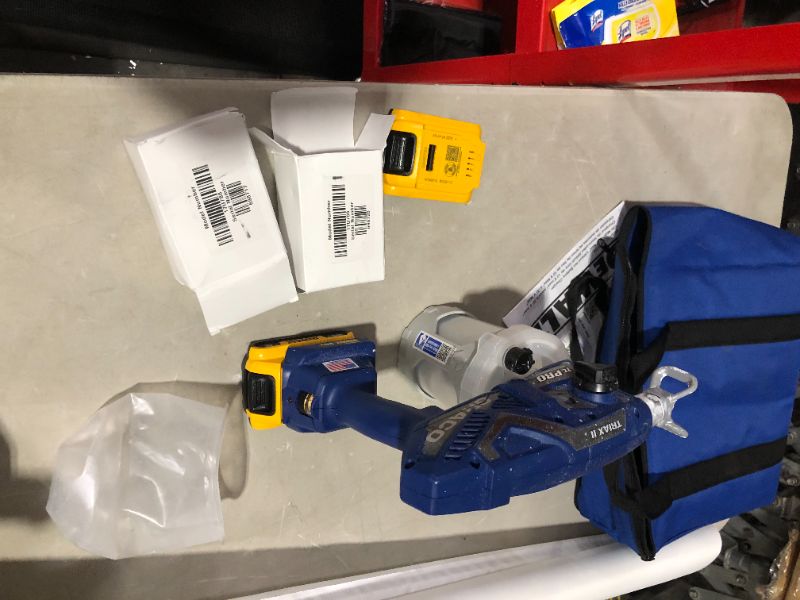 Photo 7 of **MISSING TIP and CHARGER** Graco Ultra Cordless Airless Handheld Paint Sprayer 17M363
