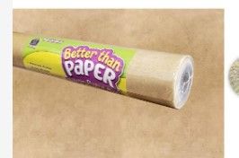 Photo 1 of Teacher Created Resources Parchment Better Than Paper Bulletin Board Roll (TCR77033) & Fans (TCR77034) Board Roll + Fans