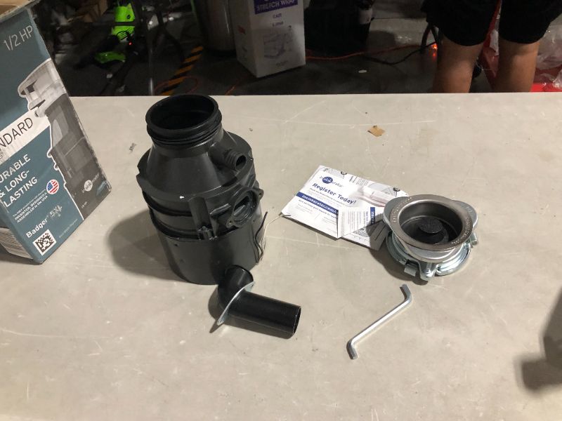 Photo 6 of ***USED - UNKNOWN IF ALL PARTS ARE INCLUDED***
InSinkErator Badger 5XL Non-corded 1/2-HP Continuous Feed Garbage Disposal