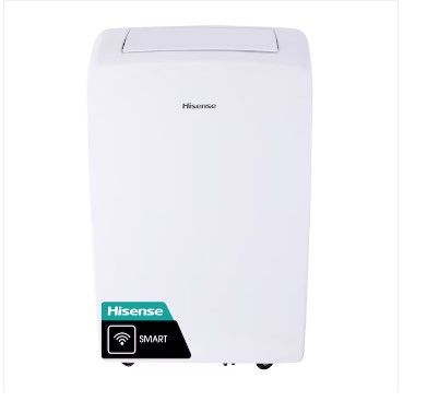 Photo 1 of Hisense 7000-BTU DOE (115-Volt) White Vented Wi-Fi enabled Portable Air Conditioner with Remote Cools 299-sq ft