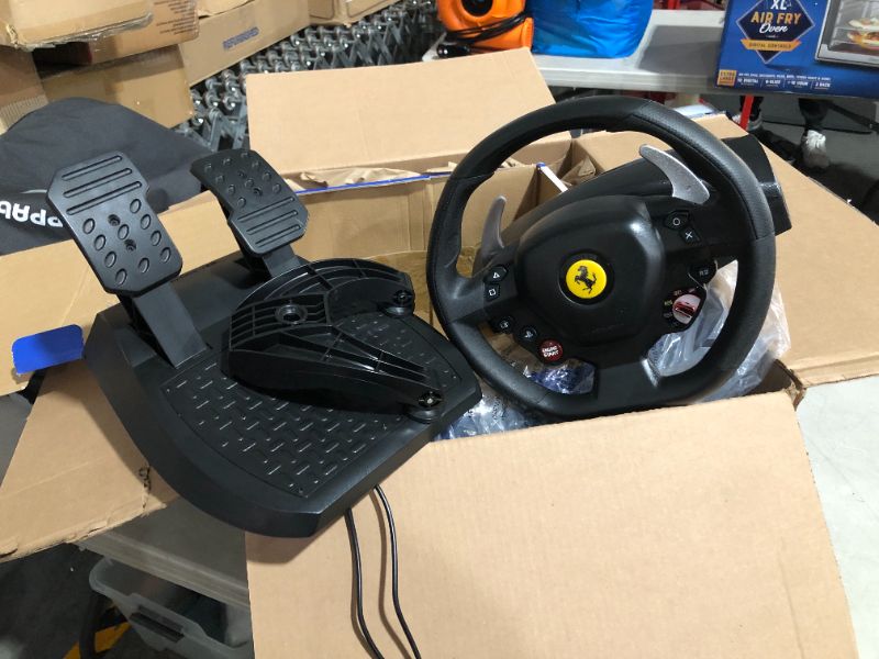 Photo 2 of ***DAMAGED - SEE NOTES***
Thrustmaster T80 Ferrari 488 GTB with Pedals (PS5,PS4,PC)