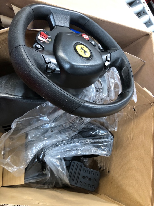 Photo 3 of ***DAMAGED - SEE NOTES***
Thrustmaster T80 Ferrari 488 GTB with Pedals (PS5,PS4,PC)