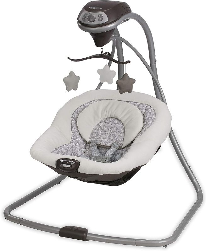 Photo 1 of ***NONFUNCTIONAL - CANNOT BE ASSEMBLED - MISSING PARTS - STAINED - FOR PARTS ONLY***
Graco Simple Sway Swing
