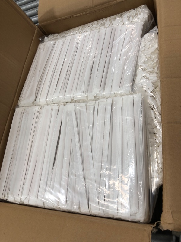 Photo 2 of 7.5 Inch 10 × 1000 Pcs Paper Wrapped Coffee Stirrers, 190mm 10000 Pcs Individually Wrapped Coffee Stirrers, Wrapped Stir Sticks Disposable Wood Coffee Sticks, Tea and Hot Chocolate Gifts 7.5 Inch-10x1000pcs Wooden