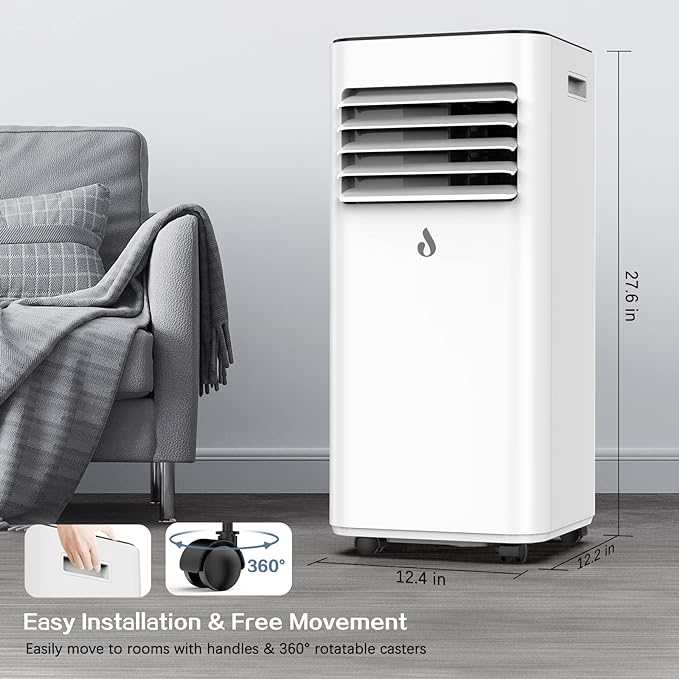 Photo 1 of 10,000 BTU Portable Air Conditioners, Portable AC for Room to 450 sq.ft  3 in 1 Air Conditioner With Dehumidification/Air Circulation/Timer And Window Kit
