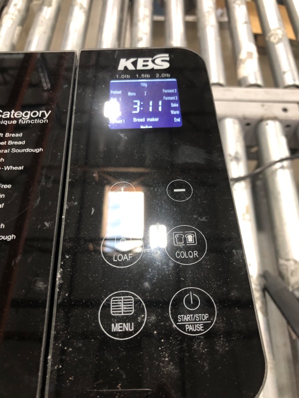 Photo 1 of **PARTS ONLY** *See Notes* KBS 17-in-1 Bread Maker-Dual Heaters, 710W Machine Stainless Steel 
