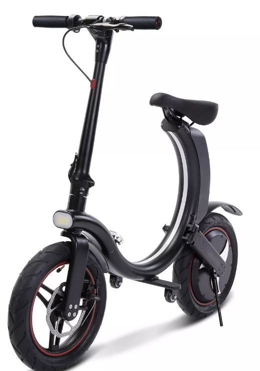 Photo 1 of ***PARTS ONLY NOT FUNCTIONAL***Gyro C2 14" Foldable Step Through Electric Bike - Gray
