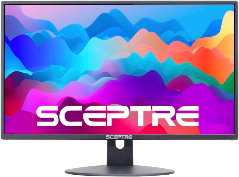 Photo 1 of Sceptre New 22 Inch FHD LED Monitor 75Hz 2X HDMI VGA Build-in Speakers, Machine Black (E22 Series)
