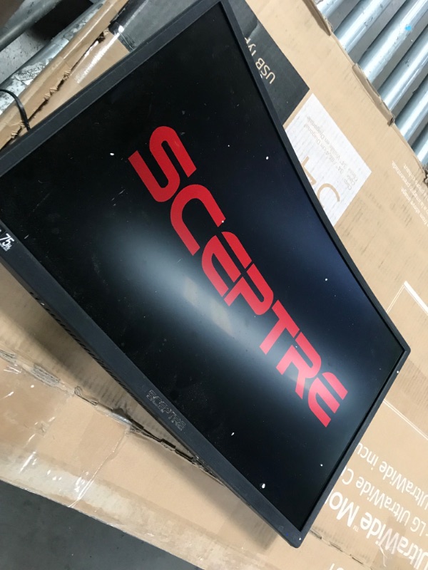 Photo 2 of Sceptre New 22 Inch FHD LED Monitor 75Hz 2X HDMI VGA Build-in Speakers, Machine Black (E22 Series)
