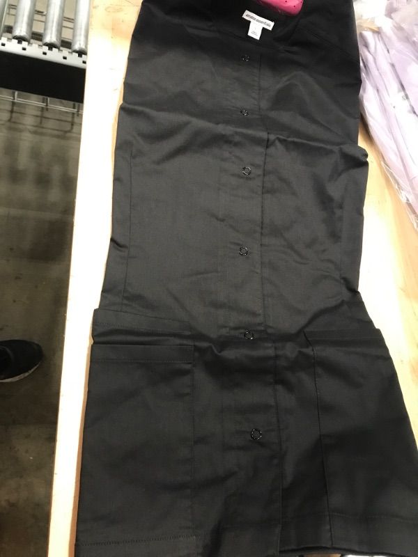 Photo 1 of Amazon Essentials Women's Scrub Snap Jacket (Available in Plus Size) Large Black