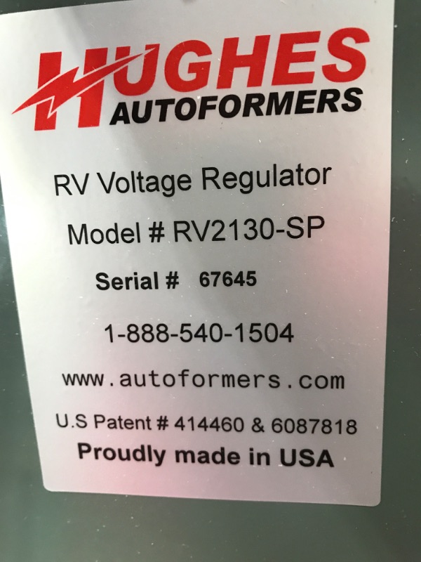 Photo 3 of * used item *
Hughes Autoformers RV2130SP Voltage Booster with Surge Protection - 30 Amp