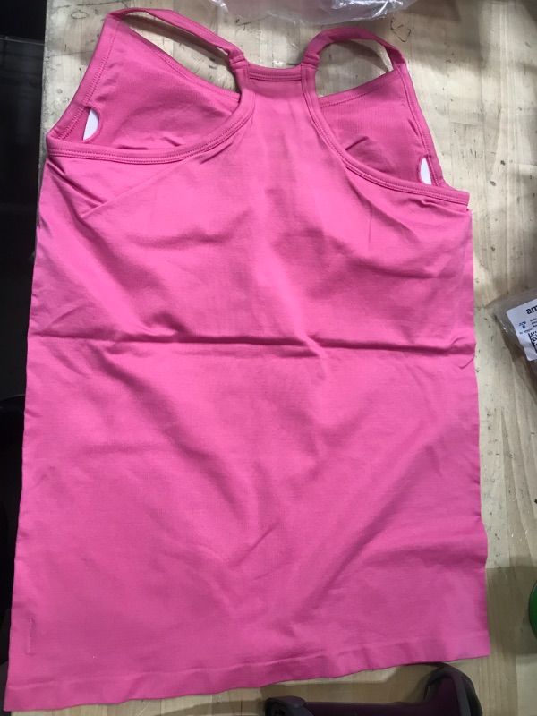 Photo 2 of Amazon Essentials Women's Seamless Vest Medium Hot Pink - Medium 