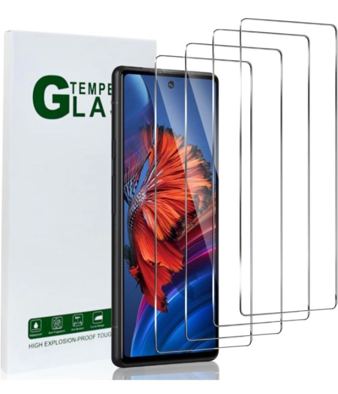 Photo 1 of 2 boxes - [4 Pack] Google Pixel 7 Screen Protector, HD Clear 9H Tempered Glass Scratch Resistant, Fingerprint Unlock,Full Coverage Easy To Install Bubble-Free For Google Pixel 7 (6.3 Inch)