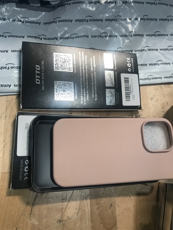 Photo 1 of 2 pack - DTTO Compatible with iPhone 14 Pro Max Case, Slim Soft Premium Liquid Silicone [Military Grade Drop Protection] Full-Body Protective Bumper Phone Case for iPhone 14 Pro Max 6.7"(2022)- Pink Sand