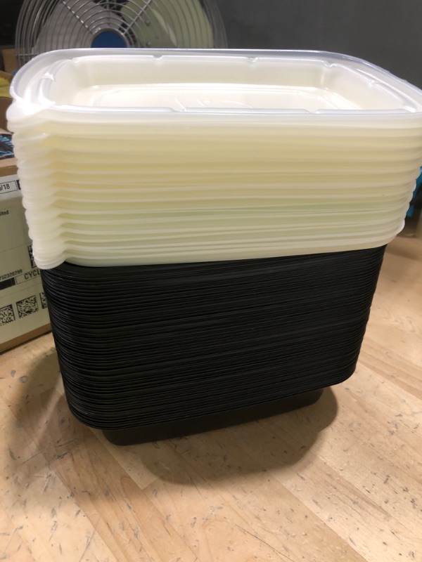 Photo 1 of 50 pack 32 oz meal prep containers 