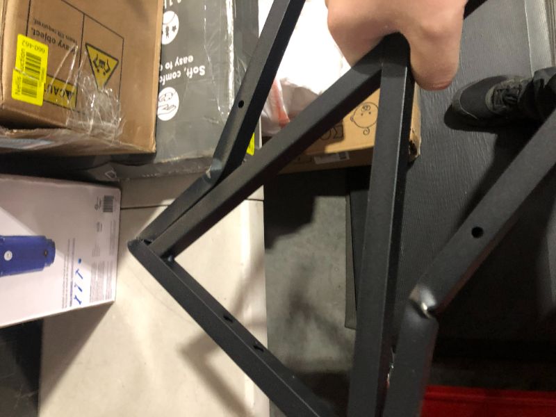 Photo 1 of **PARTS ONLY, SEVERELY DAMAGED SUPPORT, SEE PHOTO** Sweetcrispy Nightstands Set of 2 Bedside Tables Night Stand Classic Black