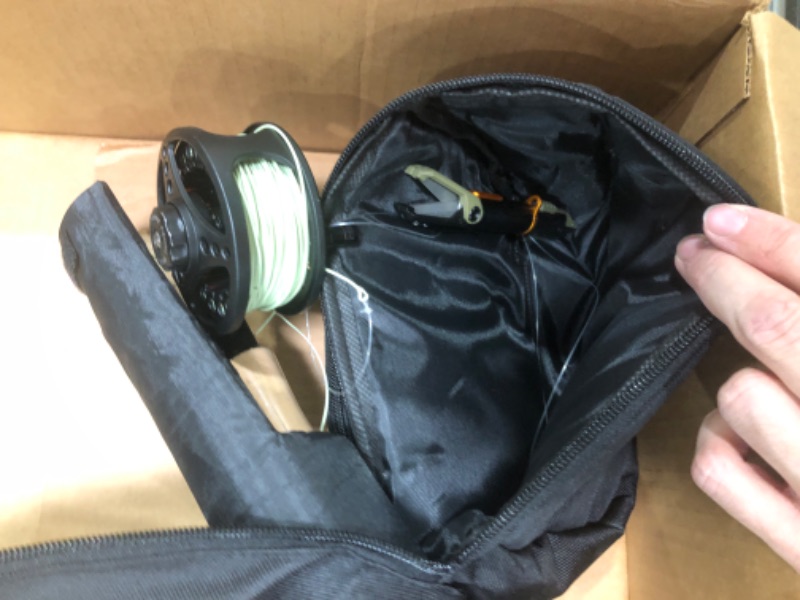 Photo 1 of **PARTS ONLY**
SF SF-001 Fly Fishing Rod and Reel Combo Starter Kit Outfit 4 Piece 3/4wt 7.6ft, 5/6wt 7/8wt 9ft,