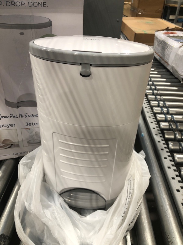 Photo 2 of Dekor Plus Hands Free Diaper Pail - White