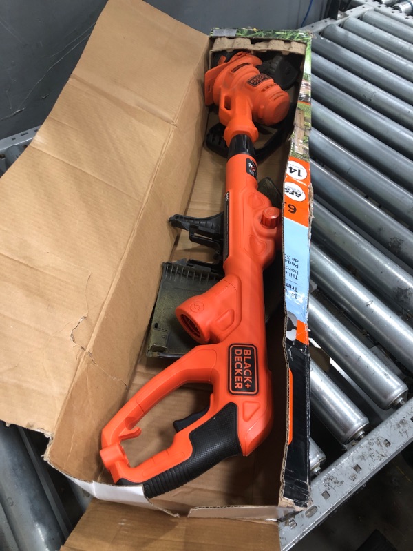 BLACK+DECKER String Trimmer with Auto Feed, Electric, 6.5Amp, 14Inch