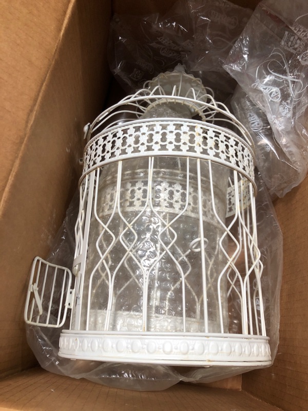 Photo 1 of 2 Pack of Small White Bird Cages