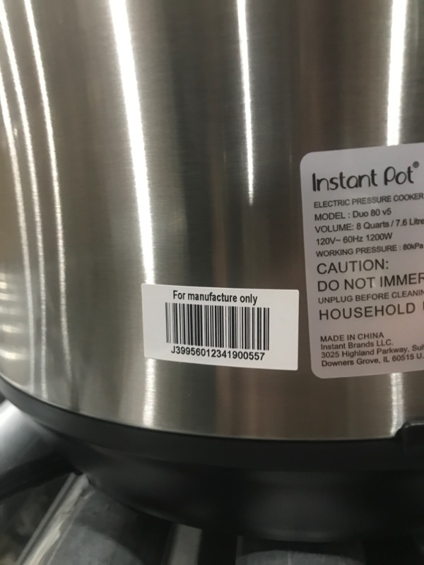 Photo 3 of **USED- SLIGHT DAMAGE** Instant Pot Duo 7-in-1 Electric Pressure Cooker