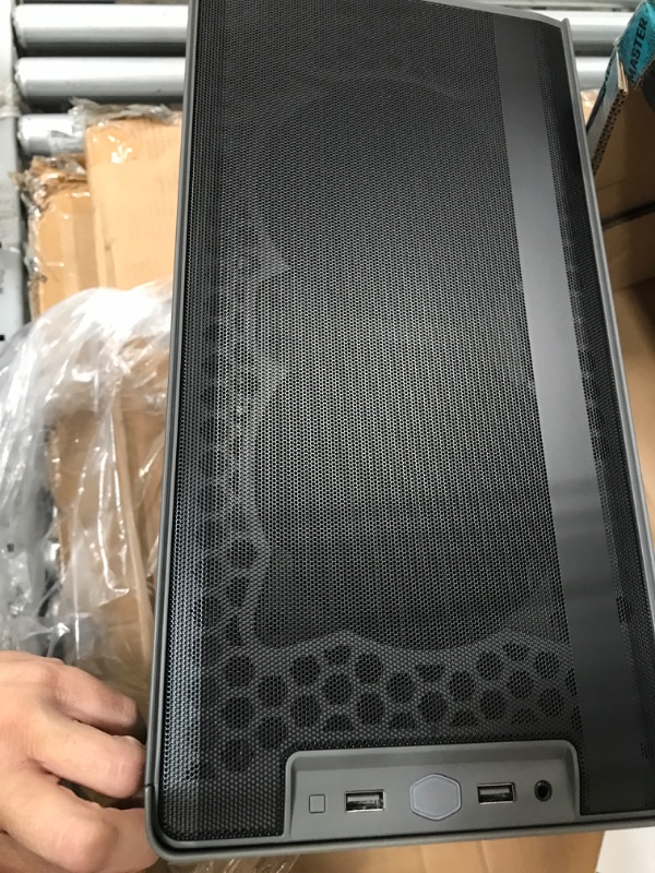 Photo 3 of Cooler Master NR200P MAX SFF Small Form Factor Mini-ITX Case with Custom 280mm AIO, 850W SFX Gold PSU, Triple-slot GPU, Premium PCIe Gen4 Riser, Tempered Glass or Vented Panel Option Black/Grey NR200P MAX