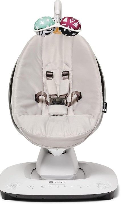 Photo 1 of 4moms MamaRoo Multi-Motion Baby Swing, Bluetooth Baby Swing with 5 Unique Motions, Grey