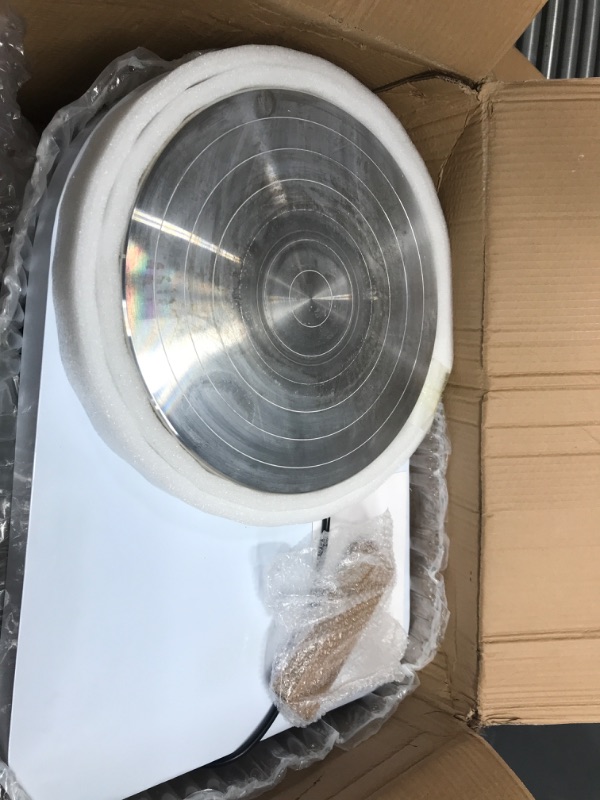 View 2 of VEVOR Pottery Wheel 36cm Pottery Forming Machine with Foot Pedal Pottery Wheel for Adults 450W Electric Pottery Wheel for DIY Clay Art Craft