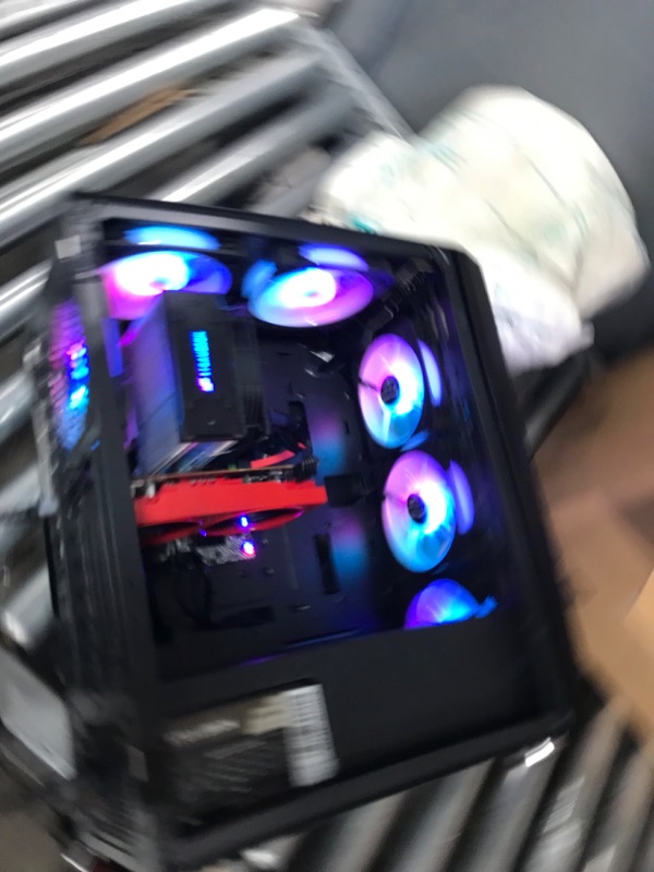 Photo 7 of STGAubron Gaming Desktop PC,Intel Core i7-10700F up to 4.8G,Radeon RX 6600 8G GDDR6,16G DDR4,1T SSD,WiFi,BT 5.0,RGB Fan x 6,RGB Keybaord&Mouse&Mouse Pad,RGB BT Sound Bar,RGB BT Gaming Mic,W11H64
