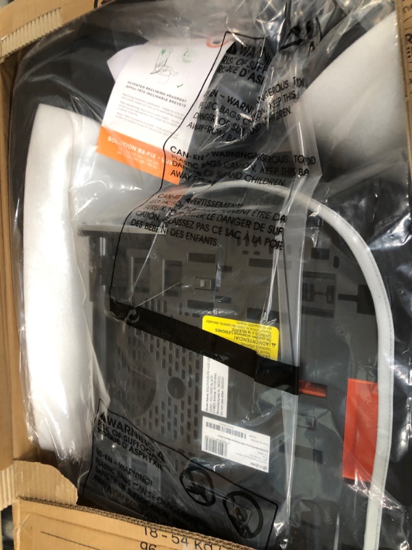 Photo 1 of Cybex Solution B2 Fix+ Lux High Back Booster Seat, Lightweight, Secure Latch Installation, Linear Side Impact Protection, Reclining 12 Position Height Adjustable Headrest, Volcano Black Solution B 2 fix+ Lux Volcano Black