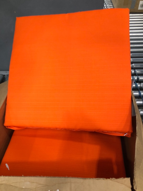 Photo 1 of 2 orange cushions (20 inch)