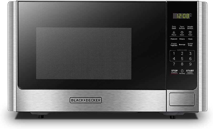 Photo 1 of **PARTS ONLY** BLACK+DECKER Digital Microwave Oven