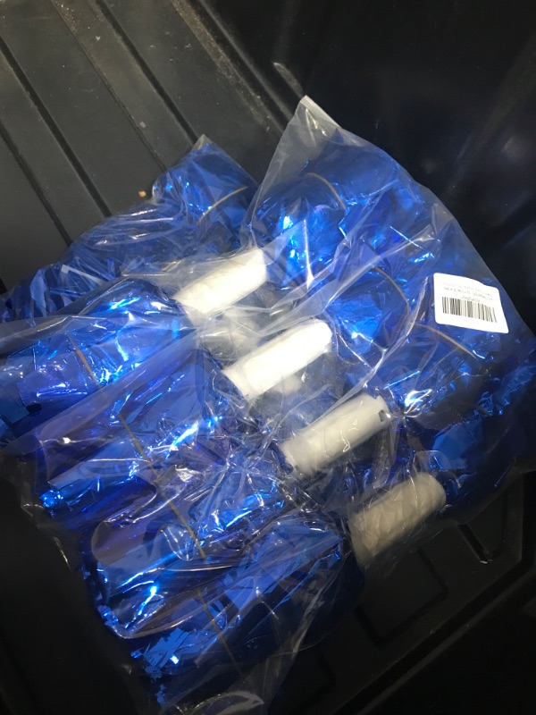 Photo 1 of 2   4pcs cheer pom poms blue