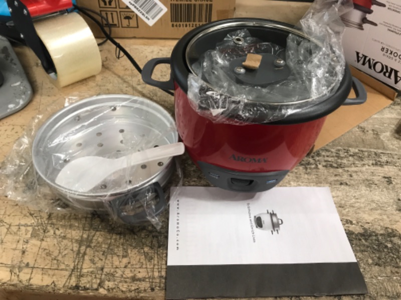 Photo 2 of *NONFUNCTIONAL* Aroma 6-Cup Rice Cooker and Food Steamer