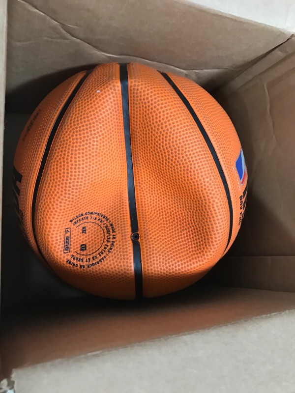Photo 2 of *FLAT* Spalding Zi/O TF Indoor-Outdoor Basketball Official Size 7, 29.5"