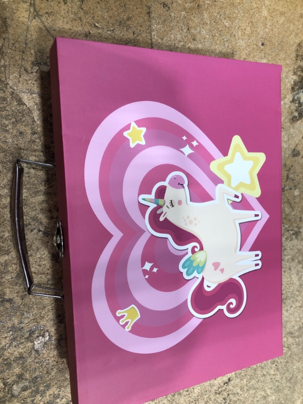 Photo 2 of Unicorn Stationary Set - 95Pcs Kids Stationery Kit for Girls Ages 6,7,8,9,10-12 Years Old, Letter Writing Kit with Paper, Envelopes, Cards, Girls Toys 8-10 Birthday Gift - Unicorns Gifts for Girls