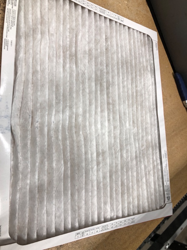 Photo 1 of Aerostar 19 7/8x21 1/2x1 MERV 11 Pleated Air Filter, AC Furnace Air Filter, 4 Pack (Actual Size: 19 7/8" x 21 1/2" x 3/4")
